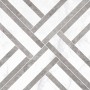 Patterned --and-- Statement Black/Dark Grey Medium Format 260x410 - 595x595 Porcelain for Wall/Floor; Finish - Natural